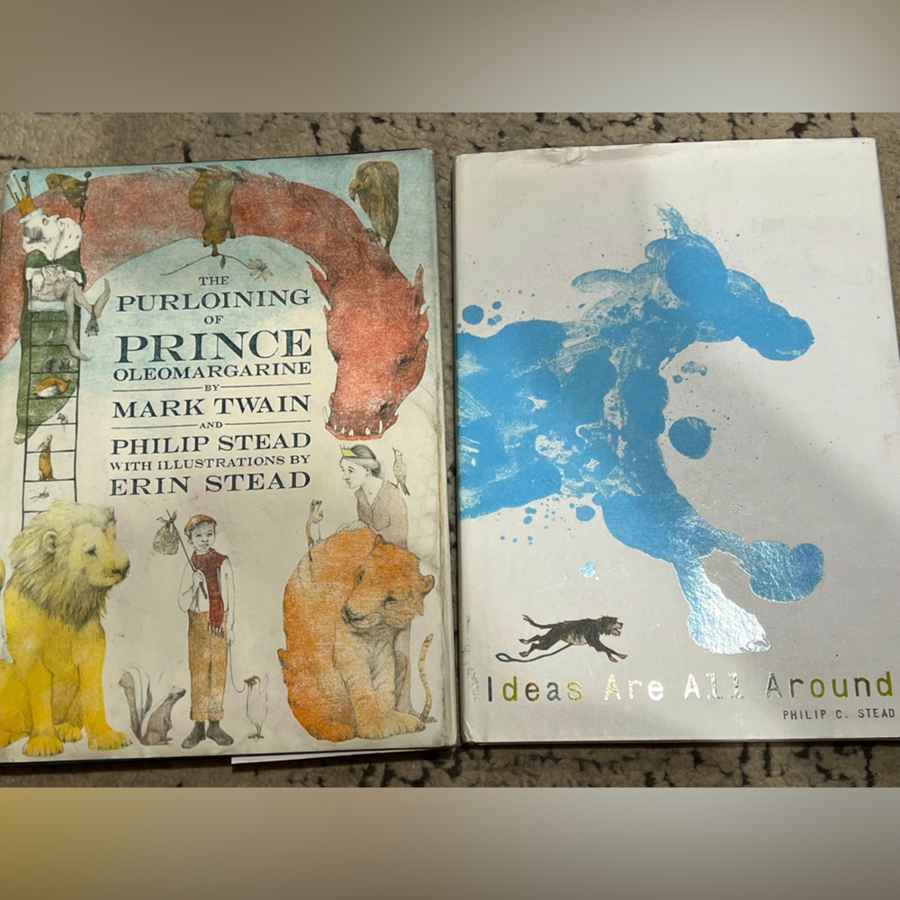 The Purloining of Prince Oleomargarine and Ideas Are All Around Books